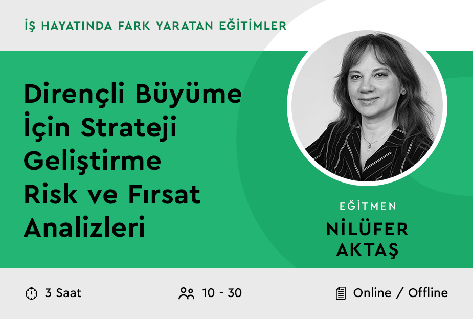 Dirençli Büyüme için Strateji geliştirme - Risk ve fırsat analizleri